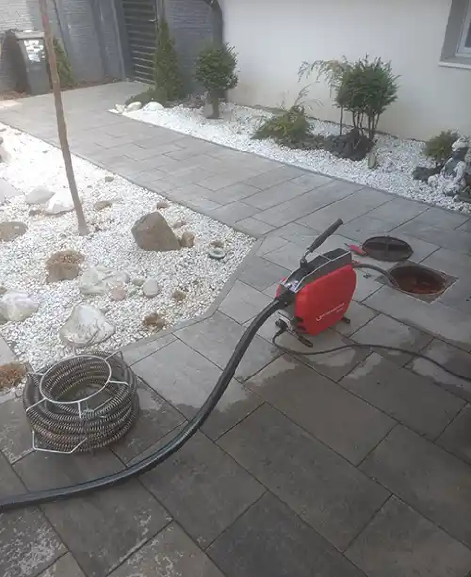 vysokotlaké čištění odpadů